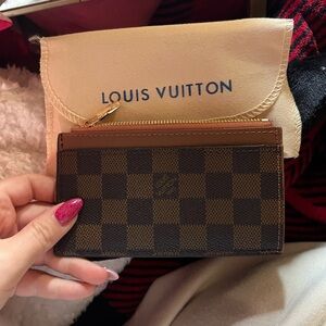 Louis Vuitton Dark Brown Checkered Wallet